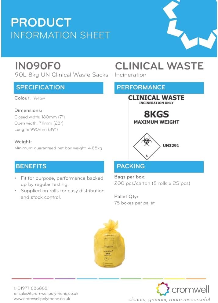 Clinical Waste Sacks