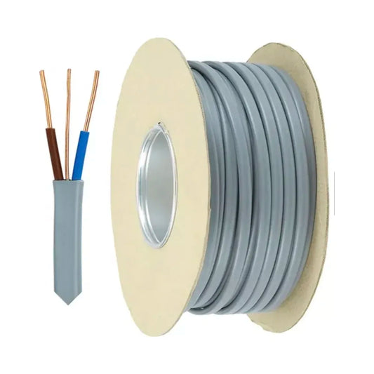 6242Y Grey Twin & Earth Cable 1.5mm | 100m Drum