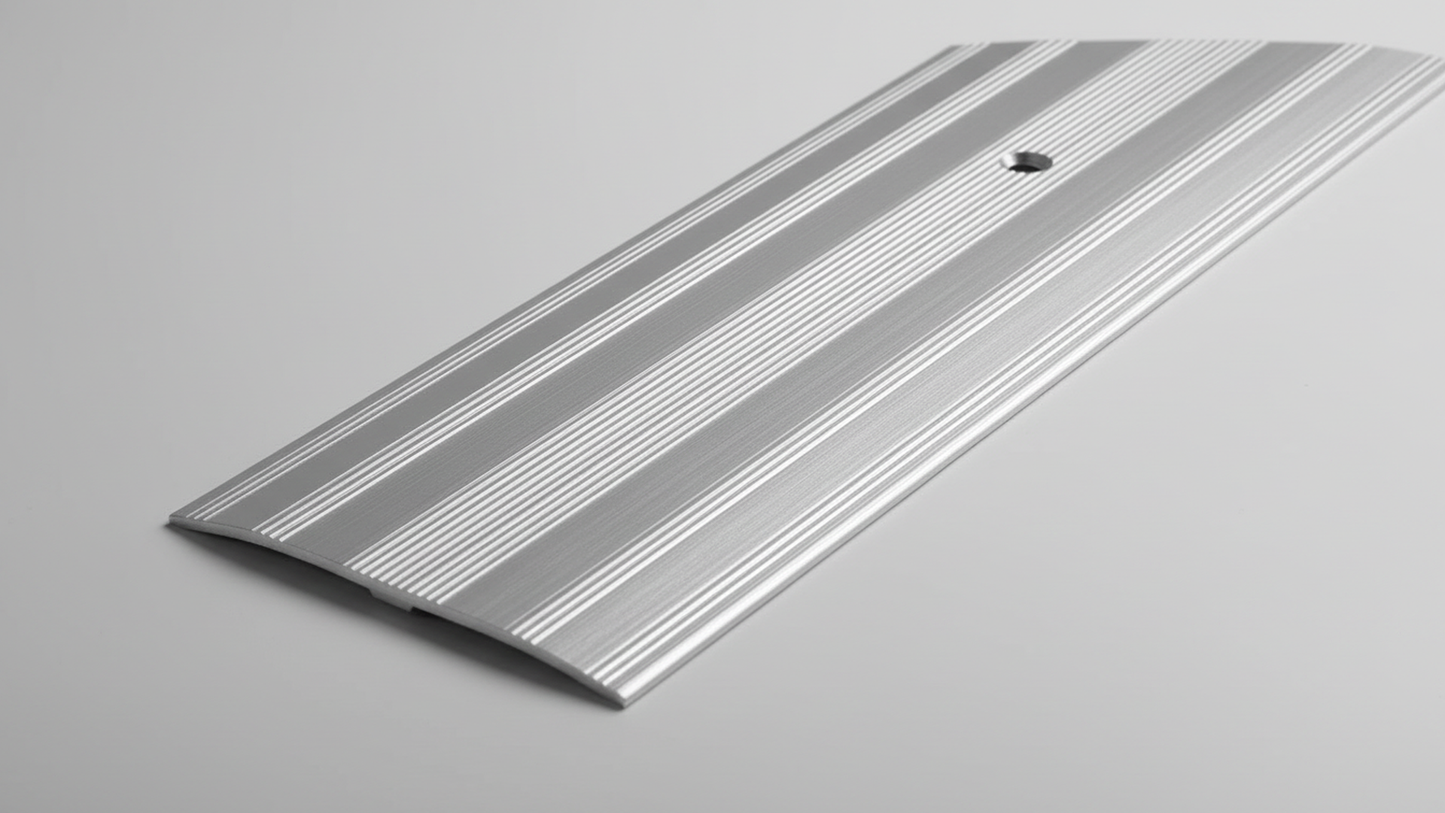 61mm Extra Wide Metal Doorbar Cover Strip/Trim (Silver/Gold)