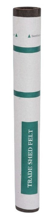 Rose Roofing Shed Felt, Black, Green, Red, 5m x 1m